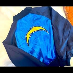 RARE!!!Vintage Reebok SD Chargers Women’s Satin Bomber Cheerleader Jacket